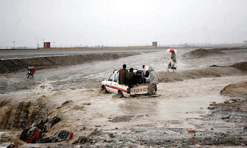 بلوچستان، حالیہ بارشوں کے دوران ہونے والے نقصانات سے رپورٹ جاری
